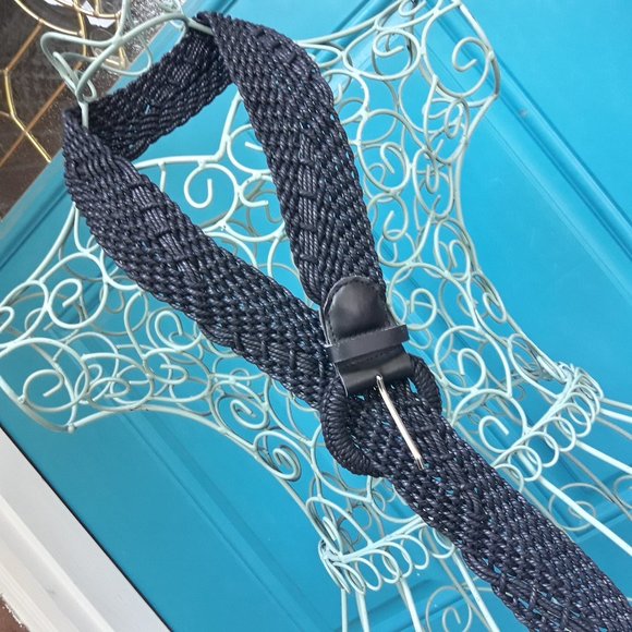 Wide Woven Belt Braided Macrame Belt Womens Vegan Rope Multi Loop Bohemian main image 11